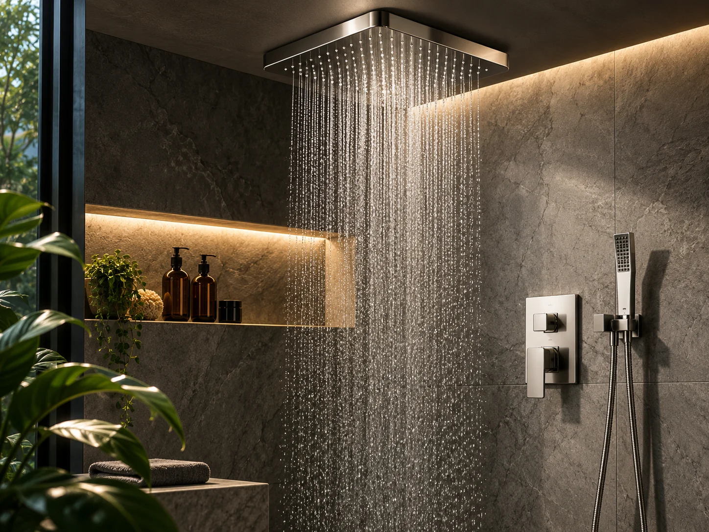 Modern luxury shower